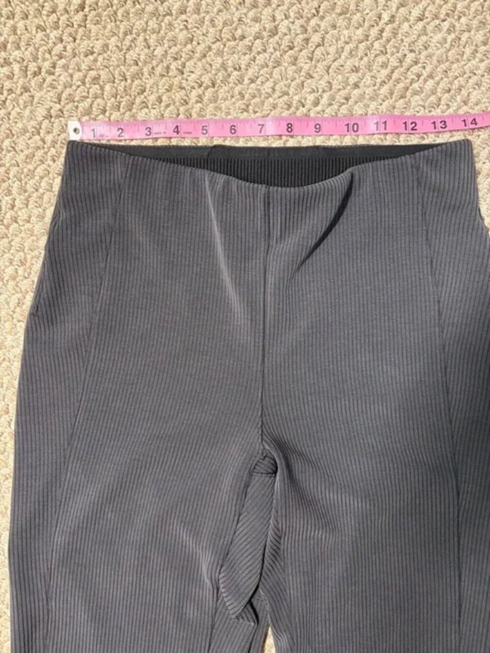 Lululemon Softstream Ribbed flare leg pant - off black - Picture 6 of 7